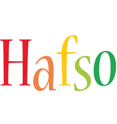 Hafso birthday logo