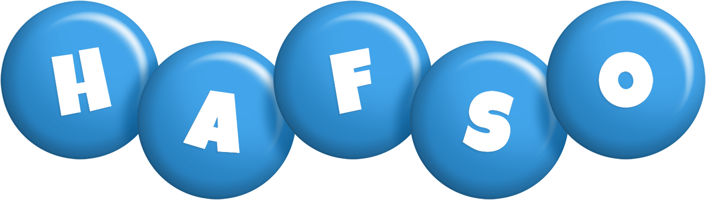 Hafso candy-blue logo
