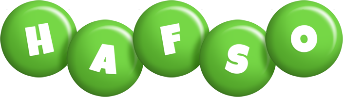 Hafso candy-green logo