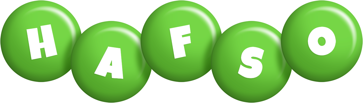 Hafso candy-green logo