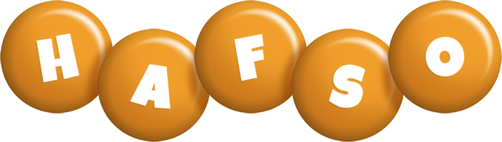 Hafso candy-orange logo