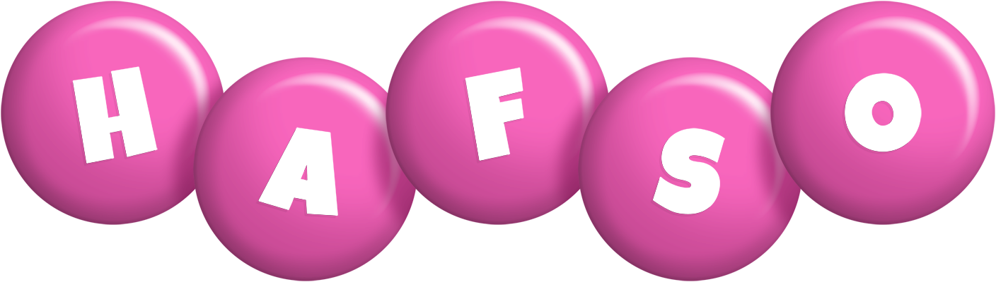 Hafso candy-pink logo