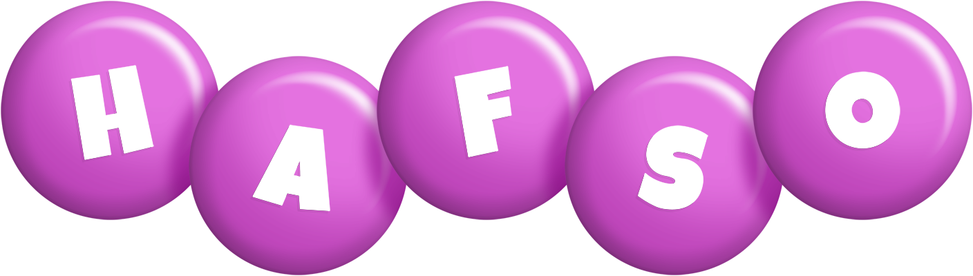Hafso candy-purple logo
