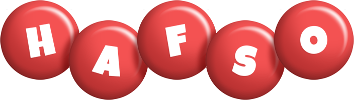 Hafso candy-red logo