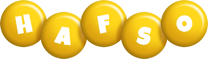 Hafso candy-yellow logo