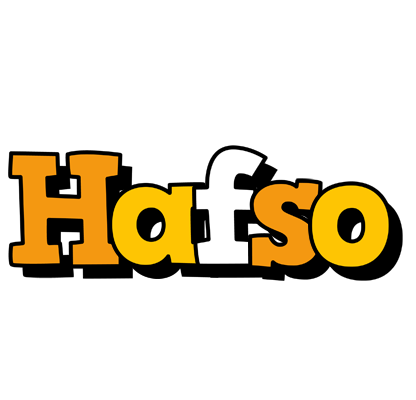 Hafso cartoon logo