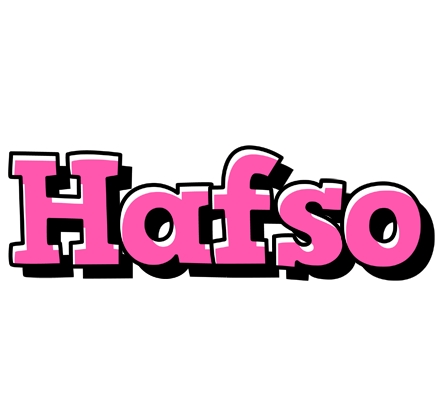 Hafso girlish logo
