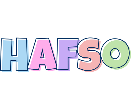 Hafso pastel logo