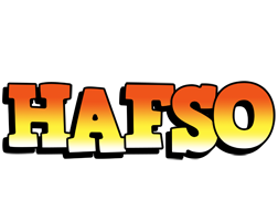 Hafso sunset logo