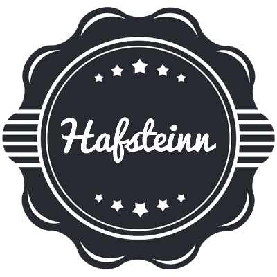 Hafsteinn badge logo