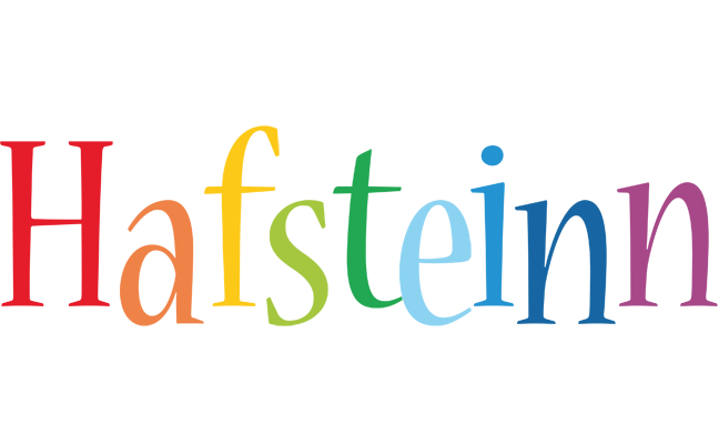 Hafsteinn birthday logo