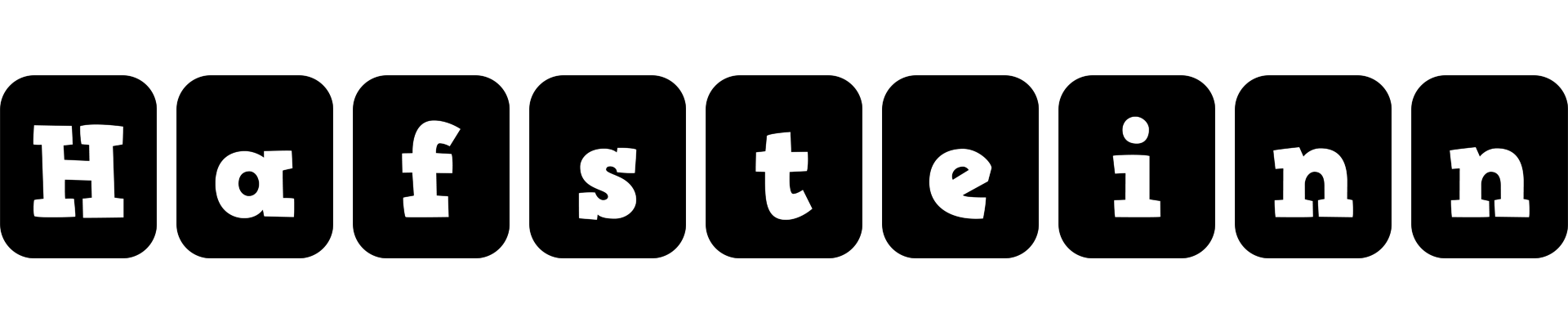 Hafsteinn box logo