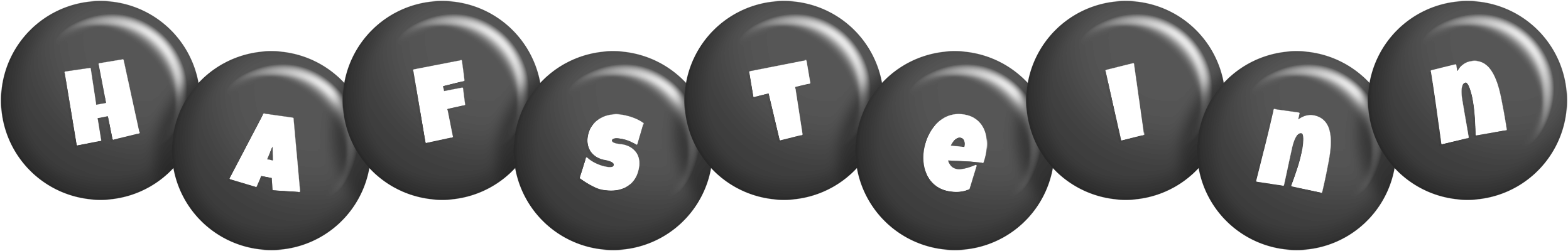 Hafsteinn candy-black logo