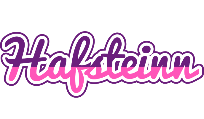 Hafsteinn cheerful logo