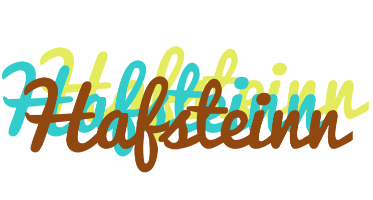 Hafsteinn cupcake logo