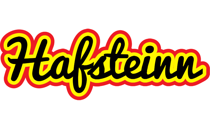 Hafsteinn flaming logo