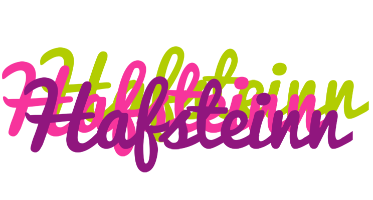 Hafsteinn flowers logo