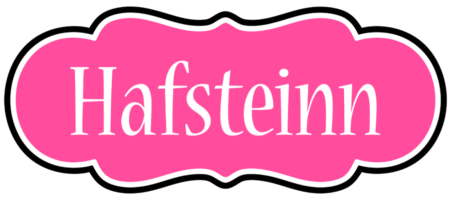 Hafsteinn invitation logo
