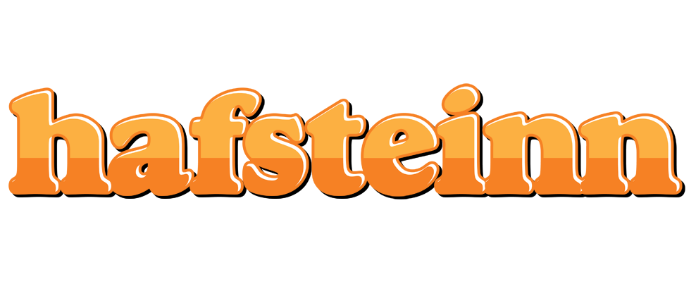 Hafsteinn orange logo