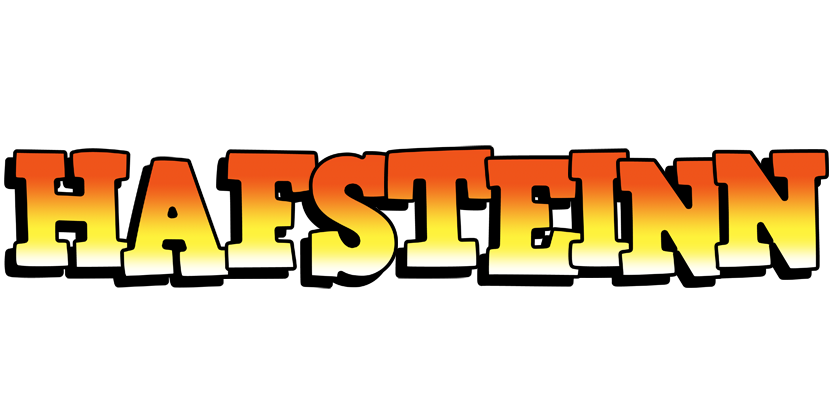Hafsteinn sunset logo