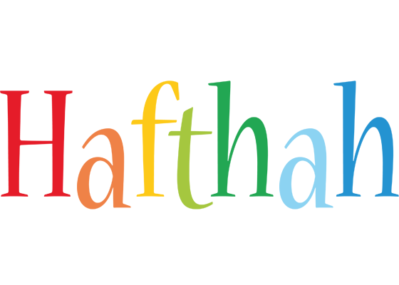 Hafthah birthday logo
