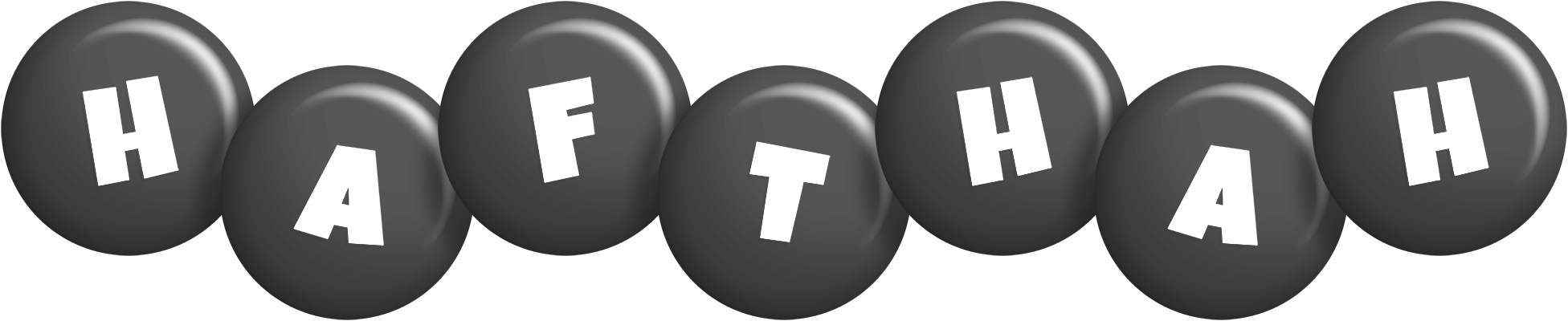 Hafthah candy-black logo