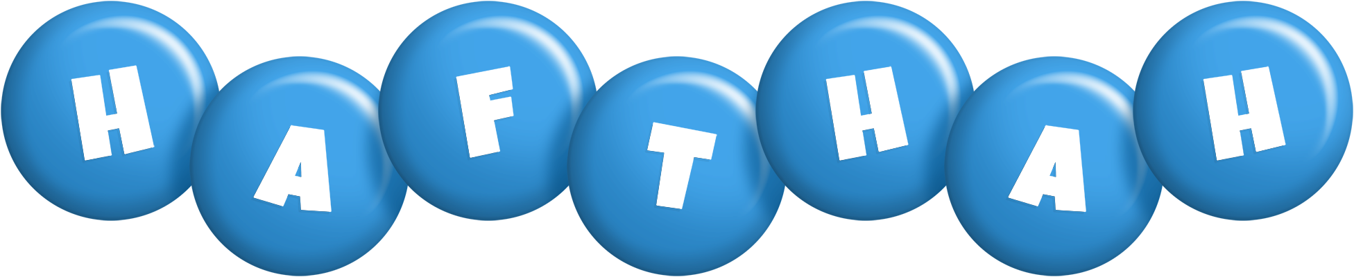 Hafthah candy-blue logo