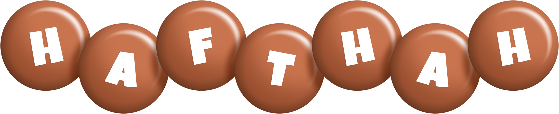 Hafthah candy-brown logo