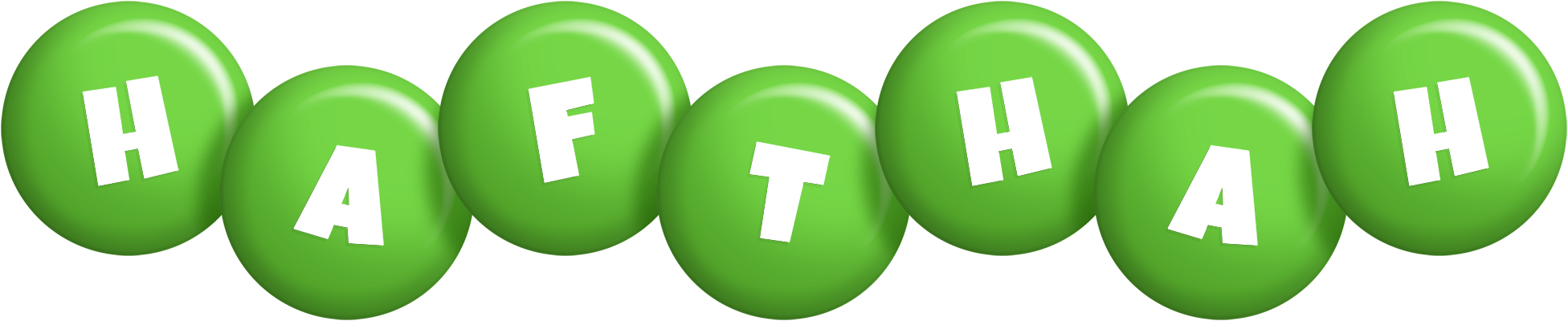Hafthah candy-green logo