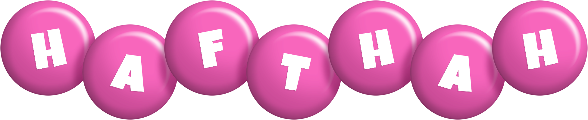 Hafthah candy-pink logo