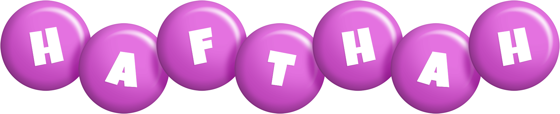 Hafthah candy-purple logo