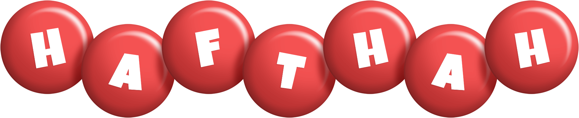 Hafthah candy-red logo