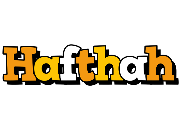 Hafthah cartoon logo
