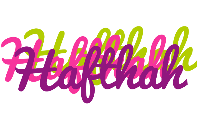 Hafthah flowers logo