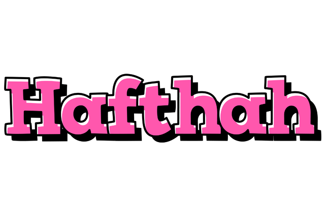 Hafthah girlish logo