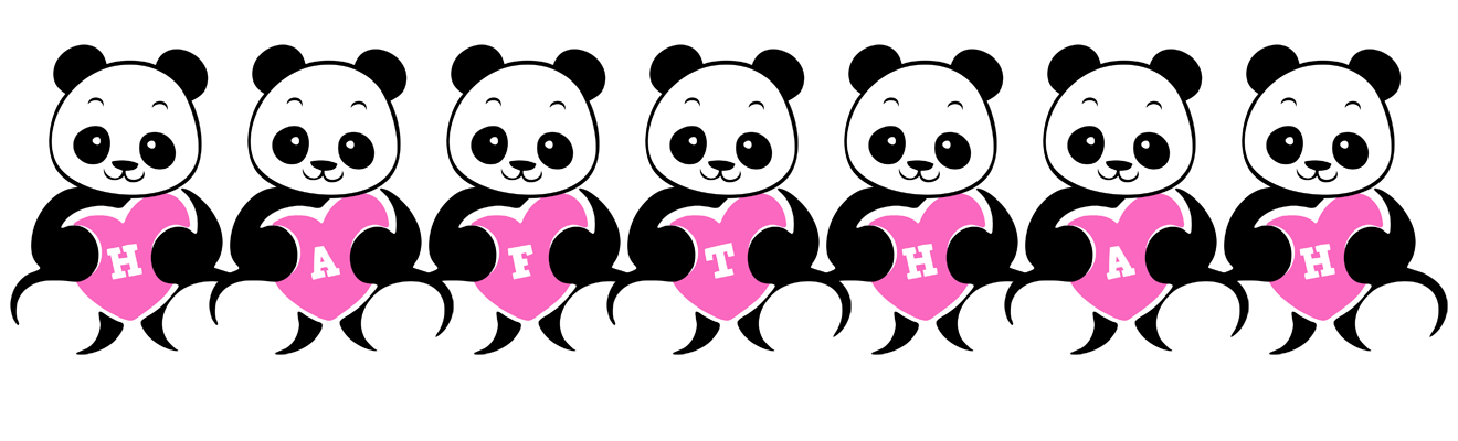 Hafthah love-panda logo