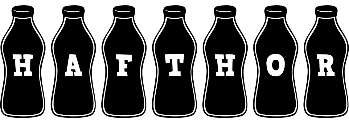 Hafthor bottle logo