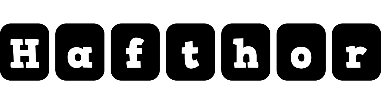 Hafthor box logo