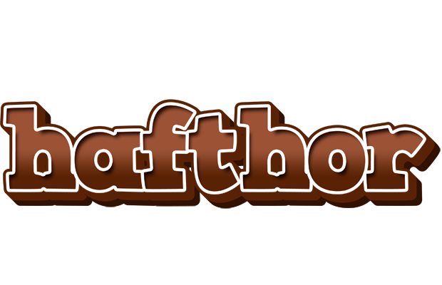 Hafthor brownie logo