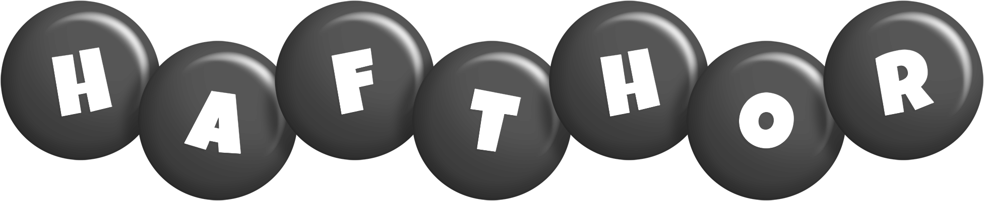 Hafthor candy-black logo