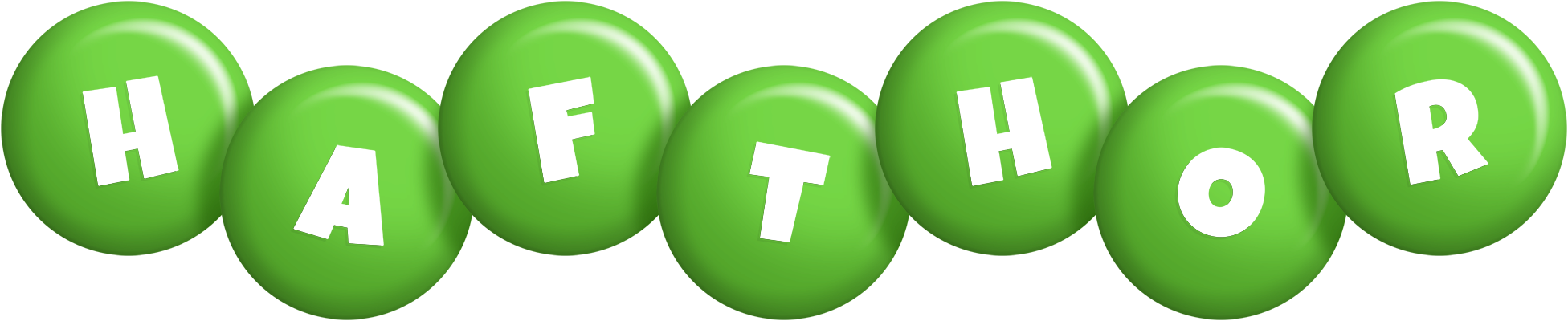Hafthor candy-green logo