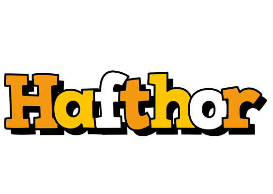 Hafthor cartoon logo