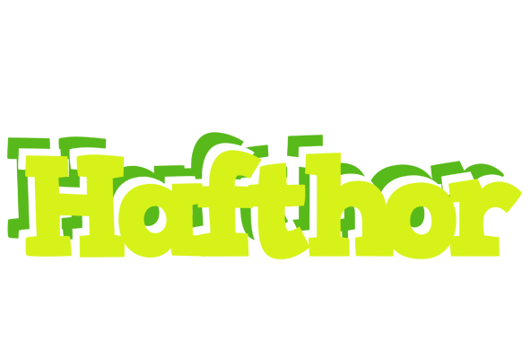 Hafthor citrus logo