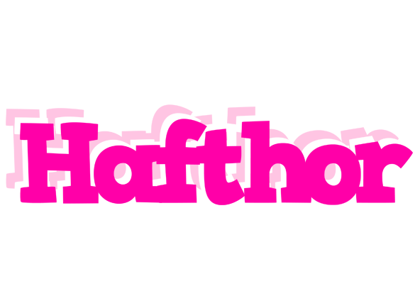Hafthor dancing logo