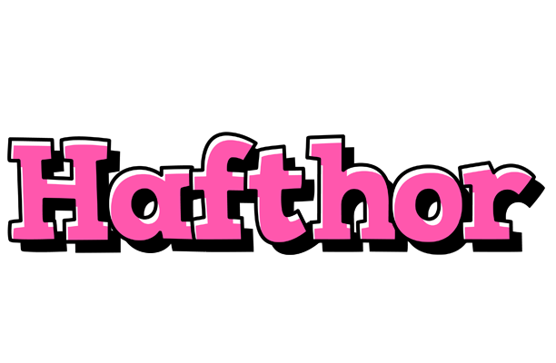 Hafthor girlish logo