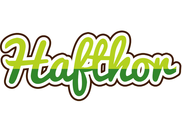 Hafthor golfing logo
