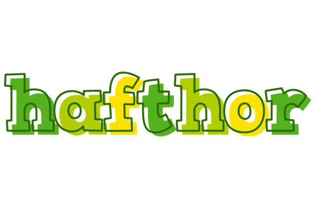 Hafthor juice logo
