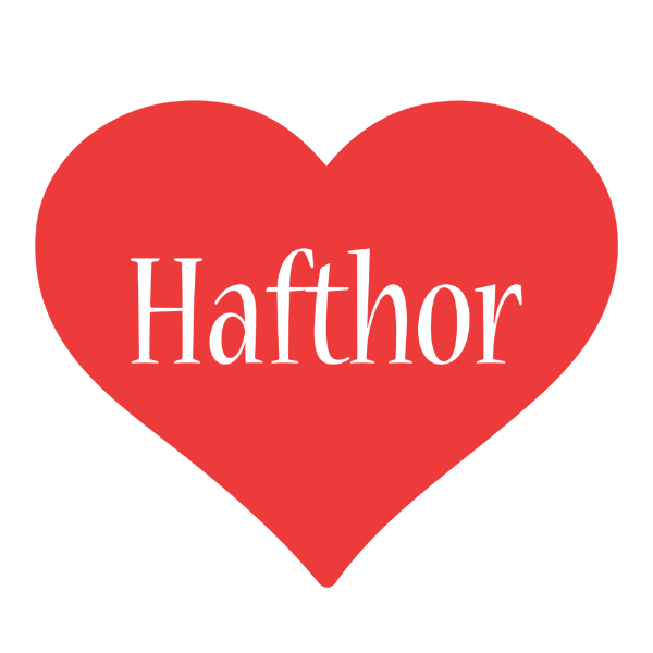 Hafthor love logo