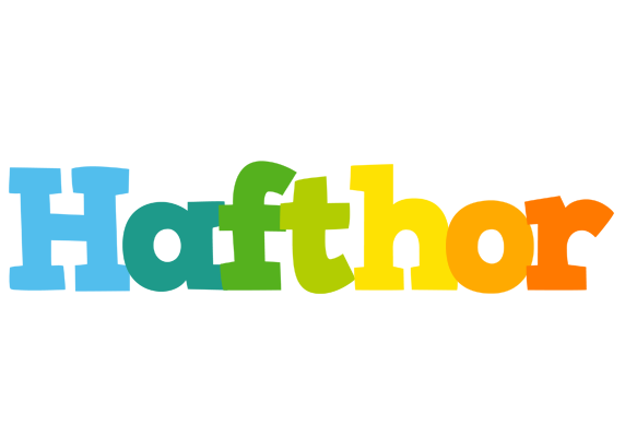 Hafthor rainbows logo