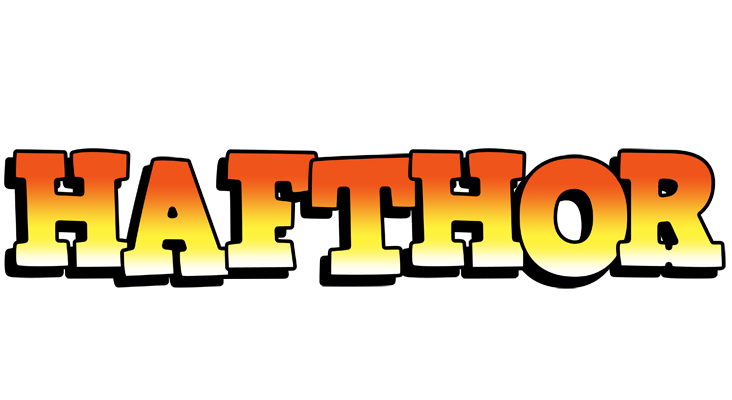 Hafthor sunset logo
